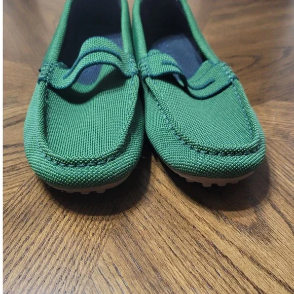 Rothy\'s Green Loafers with Moccasin Stitching Rothy main image 4